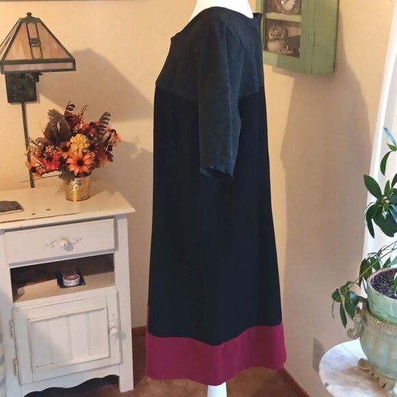 NWOT Monroe and Main Colorblock Knit Dress, Career Professional,  Plus Size - Picture 4 of 11